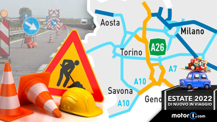cantieri autostradali in liguria: la mappa del 2022
