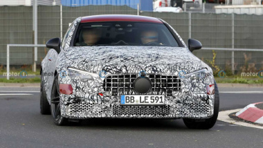Mercedes-AMG CLE 63, il video spia della coupé ibrida