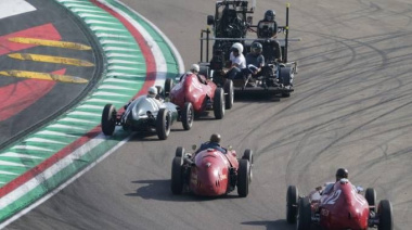 Autodromo Imola set del film su Enzo Ferrari, il circuito torna agli anni ‘50
