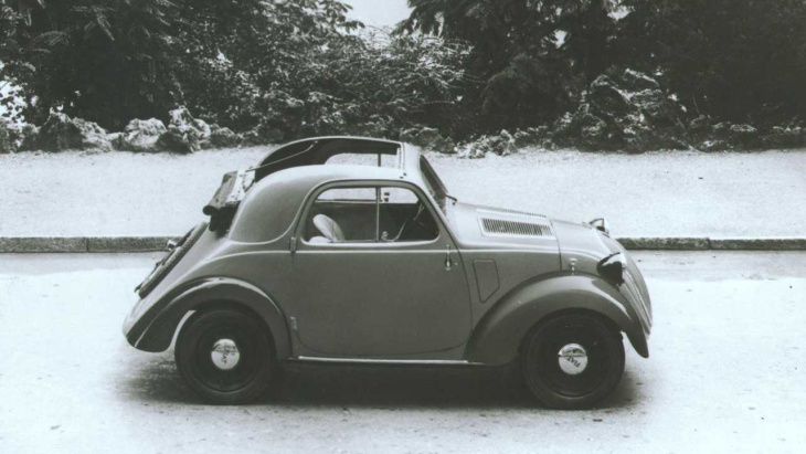 fiat topolino, la prima auto moderna di mirafiori