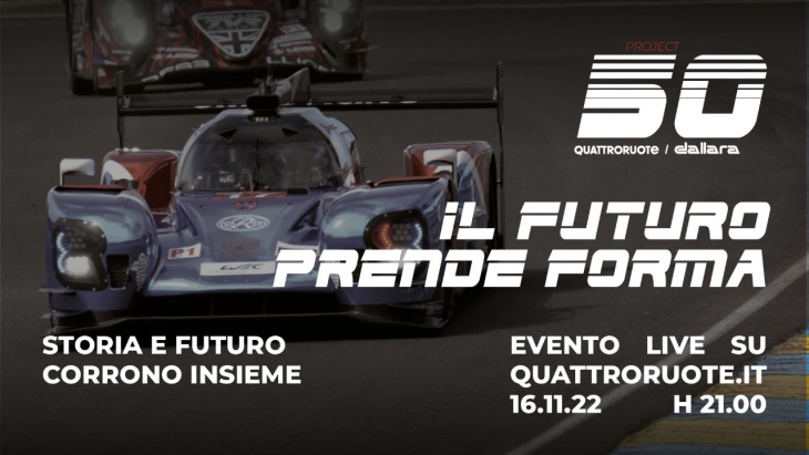 project 50 – il 16 novembre si parla di motorsport tra storia e futuro