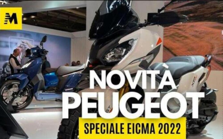 eicma 2022, le novità peugeot motocycles 