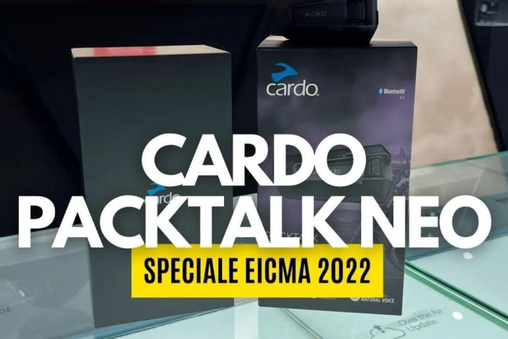cardo packtalk neo, lanciato a eicma 2022 
