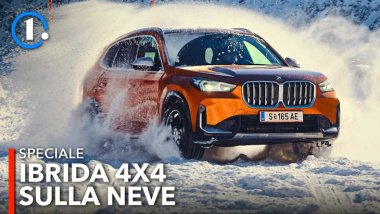 BMW X1 plug-in: come va sulla neve la trazione integrale ibrida