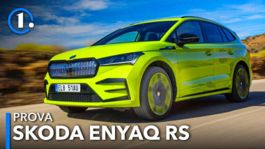 Skoda Enyaq iV RS, spazio da SUV, prestazioni da sportiva