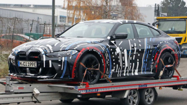 Le prime foto spia della nuova BMW M elettrica