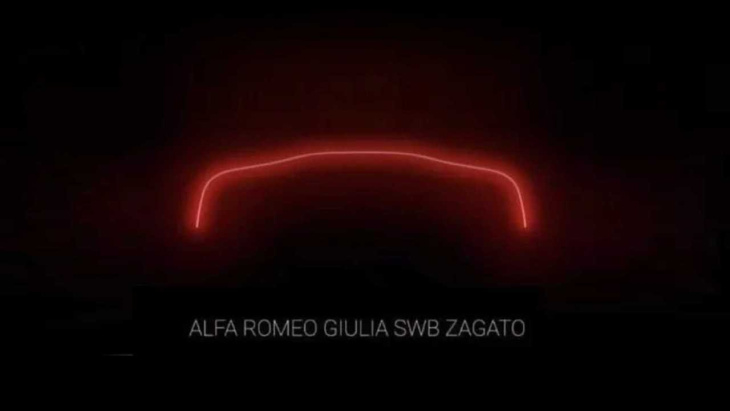 nuovi dettagli dell'alfa romeo giulia swb zagato