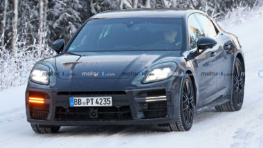 La nuova Porsche Panamera più sportiva alla prova della neve