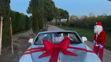 Regali di Natale: ecco la Rolls-Royce da 400mila dollari che Ronaldo ha ricevuto da Georgina