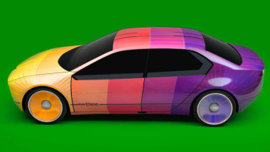 L'incredibile auto elettrica di BMW cambia 32 colori: ecco come