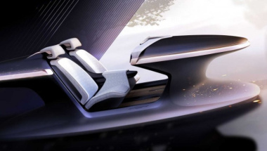 L'abitacolo del futuro secondo Chrysler: dai sedili s0spesi al monitor a 37 pollici