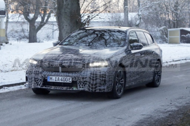 BMW Serie 5 Touring 2025: primo avvistamento della versione 100% elettrica [FOTO SPIA]