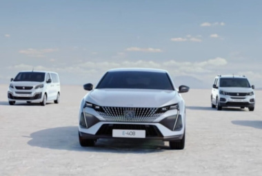 Peugeot e-408: mostrata per la prima volta nel video di auguri di buon anno