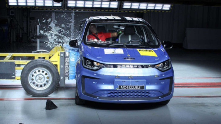 auto elettrica cinese ottiene zero stelle nel crash test latin ncap 