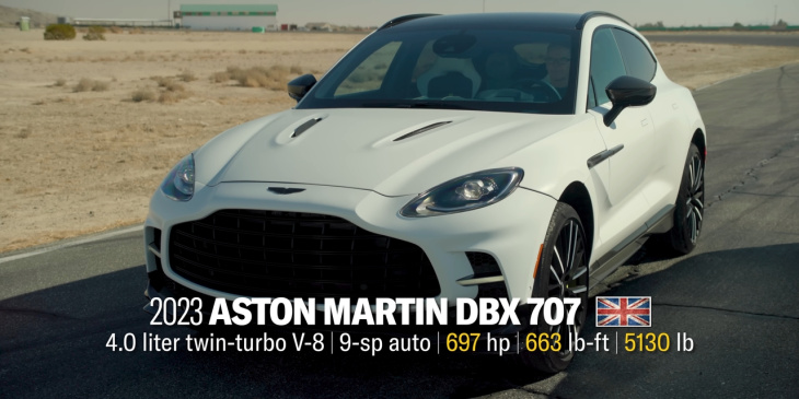 aston martin dbx707 vs porsche cayenne turbo gt vs rivian r1s: chi vince la drag race? 