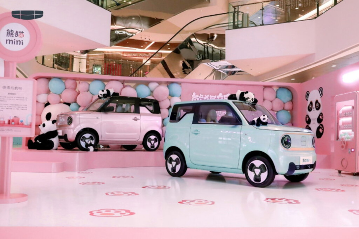 geely panda mini: ecco la nuova city car elettrica ispirata ai panda [foto]