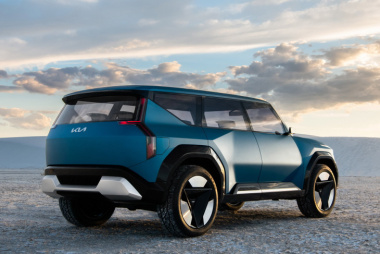 Kia EV9: il SUV elettrico a sette posti è pronto al debutto