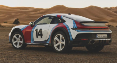 Porsche 911 Dakar nella livrea Martini