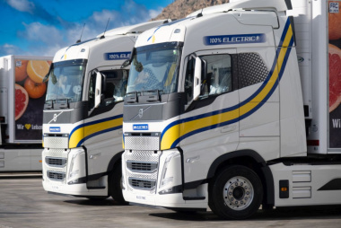 Volvo consegna 15 camion elettrici pesanti al gruppo Primafrio