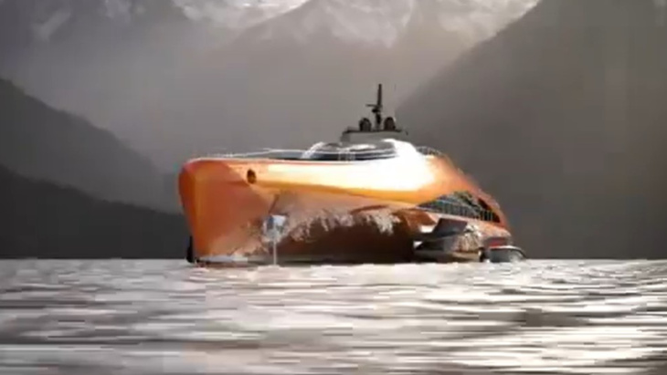 plectrum: superyacht a idrogeno, misura 74 metri e vola sull'acqua a 140 km/h