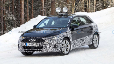 Audi A3 allstreet, i test continuano sulla neve