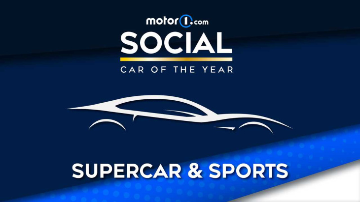 motor1 social car of the year 2023, è il turno delle supercar