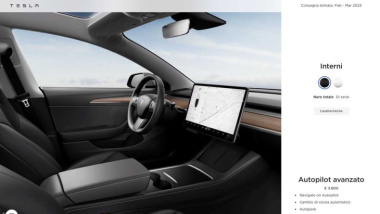 La Tesla Model 3 restyling potrebbe salutare il legno per gli interni