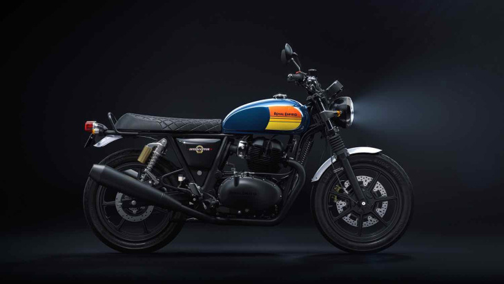 royal enfield twin 650, back in black