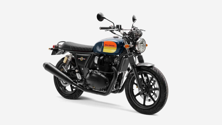 royal enfield twin 650, back in black