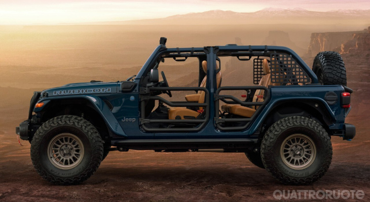 jeep, moab easter jeep safari, jeep: magneto 3.0, gladiator sideburn e le altre concept per l'easter jeep safari 2023