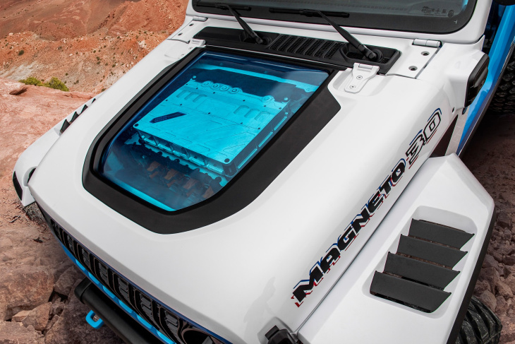 jeep wrangler magneto 3.0, il concept del fuoristrada elettrico continua ad evolvere