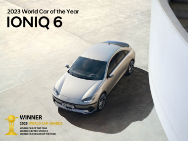 Hyundai Ioniq 6 premiata World Car of the Year 2023