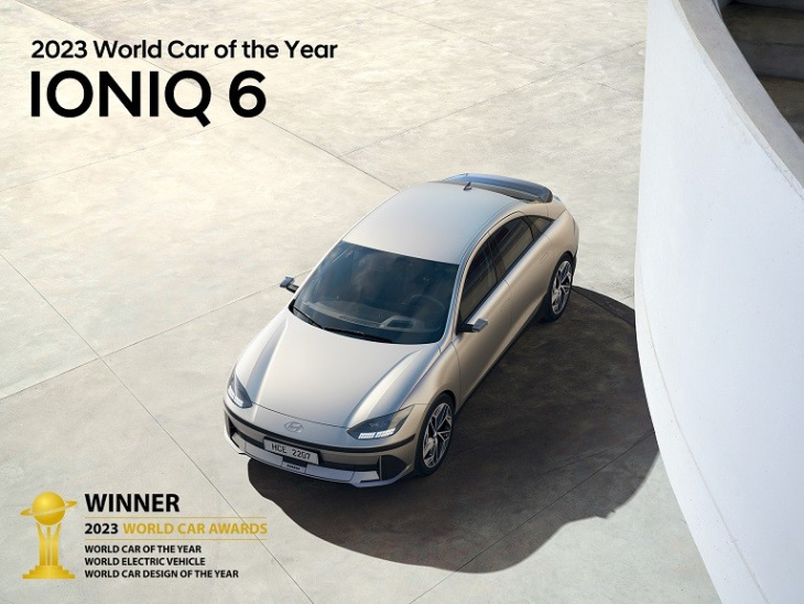 hyundai ioniq 6 vince il premio world car of the year 2023