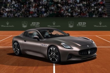 Maserati, la nuova GranTurismo tra le star del tennis