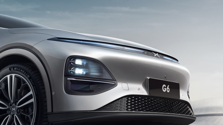 xpeng g6: debutta al salone di shanghai 2023 un nuovo suv coupé elettrico [foto]