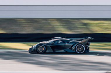Bugatti Bolide, nuova fase di test in pista