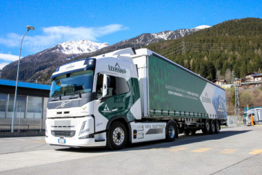 Volvo Italia consegna a Levissima il primo truck elettrico