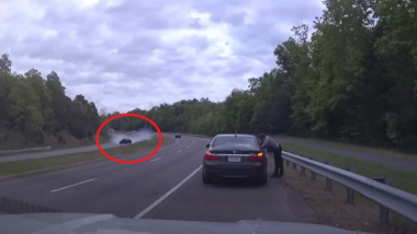 Incidente choc in Virginia: la fatalità salva un agente di polizia travolto da una BMW M3