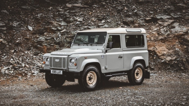 land rover classic defender works v8 islay edition