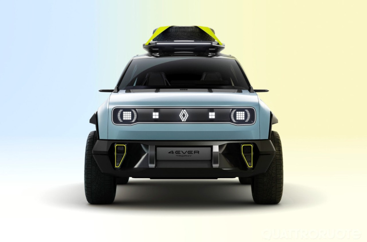 renault, auto elettriche, renault 4ever trophy concept, renault 4ever trophy elettrica: uscita, anticipazioni e caratteristiche