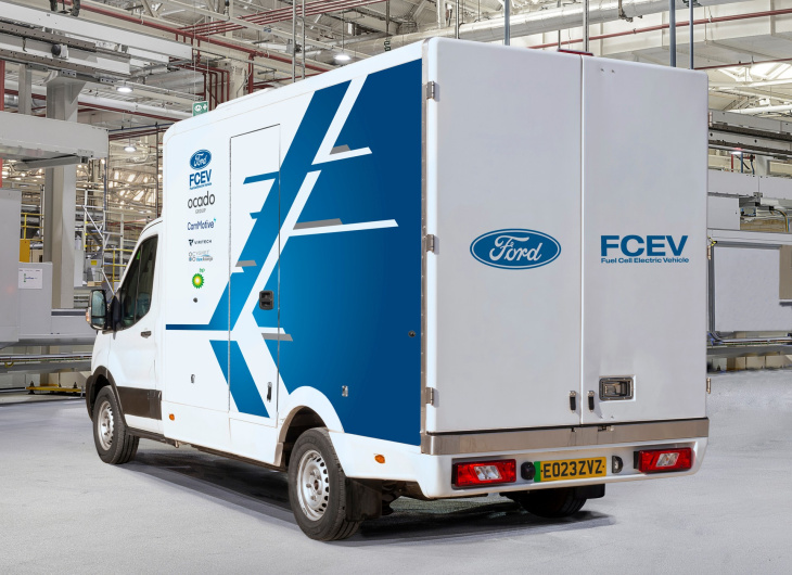 ford testa la tecnologia del fuel cell sugli e-transit