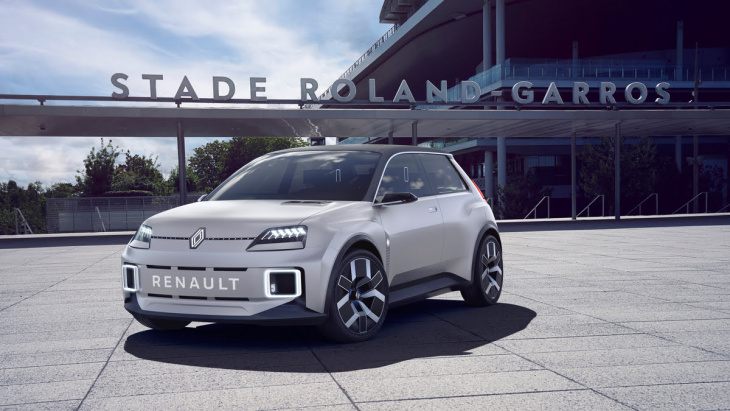 Renault 5 Electric, una show car per il Roland-Garros 2023
