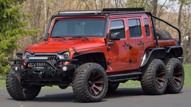 Jeep Wrangler Inferno: il fuoristrada a sei ruote è un 