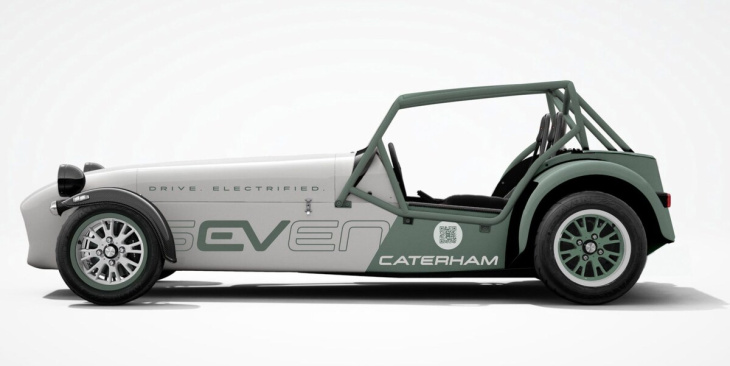 Caterham EV Seven, la concept con batterie a fluido dielettrico