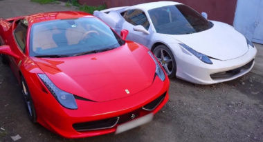 Ferrari 458 Italia: replica basata sulla Porsche Boxster messa a confronto con l’originale [VIDEO]