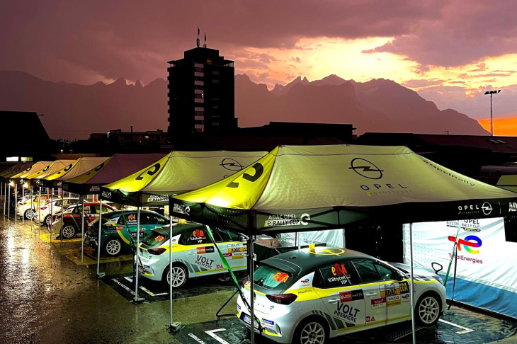 opel corsa rally electric ha impressionato in svizzera [foto]