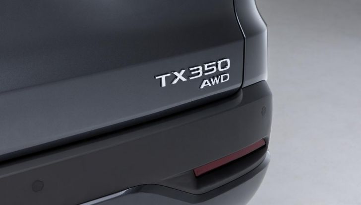 ibride,, lexus tx 2024: ufficiale il nuovo crossover di lusso a tre file