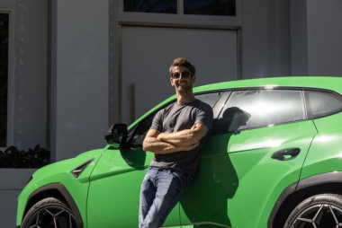 Lamborghini Urus Performante, quella verde di Romain Grosjean