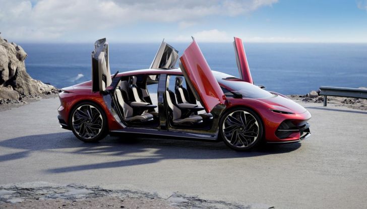 elettriche,, nuova aehra sedan debutta al mimo 2023 con 800 km di autonomia
