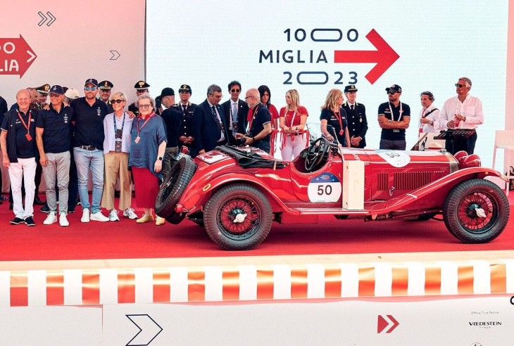 Alfa Romeo 6C trionfa alla Mille Miglia 2023